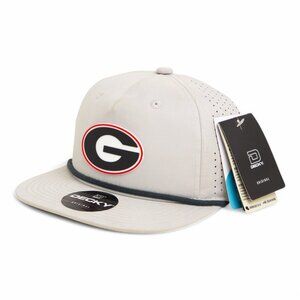 Georgia Bulldogs Power G 3D Perforated Rope Hat- Grey/ Charcoal